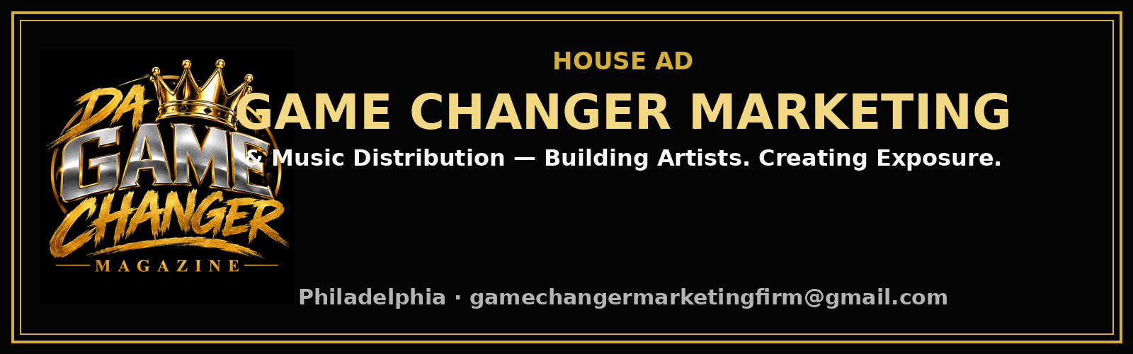 Game Changer Marketing & Music Distribution — Building Artists. Creating Exposure.